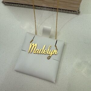 14kt SOLID gold necklace ( Madelyn)